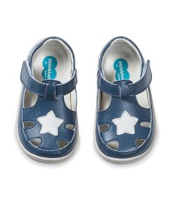Little Blue Lamb, barefoot sandals