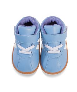 Little Blue Lamb, barefoot ankle sneakers