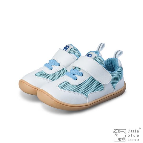 Little Blue Lamb,  barefoot sneakers