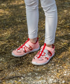 children's sandals, barefoot, pineapple