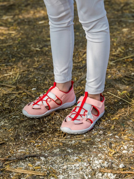 children's sandals, barefoot, pineapple