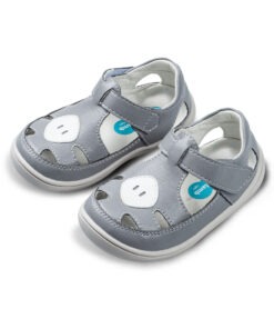Little Blue Lamb, barefoot sandals
