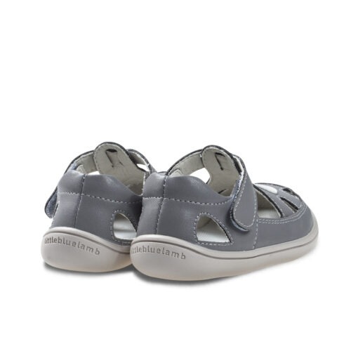 Little Blue Lamb, barefoot sandals