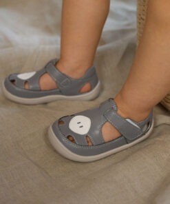 Little Blue Lamb, barefoot sandals